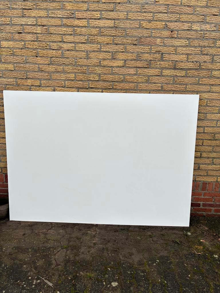 Platen trespa wit 8 mm diverse maten, Ophalen, Gebruikt, Hout, Minder dan 20 mm