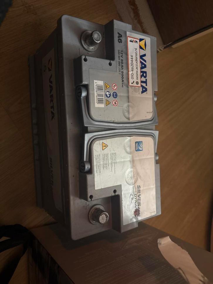 VARTA A6 80Ah AGM Accu - Start-Stop - Silver Dynamic, Auto-onderdelen, Accu's en Toebehoren, Universele onderdelen, Gebruikt, Ophalen