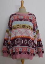 Folklore trui in leuke print uit Italie! XL, Verzenden, Gedragen, Maat 46/48 (XL) of groter, Overige kleuren