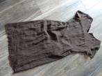 Dominguez bruine jurk avond gala etentje linnen look 38 40, Maat 38/40 (M), Bruin, Verzenden, Zo goed als nieuw