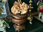 Antieke Bronzen Jardinière, Overige materialen, Gebruikt, Overige kleuren, Ophalen of Verzenden
