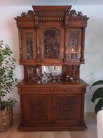 Antieke Jachtkast met prachtig houtsnijwerk, Antiek en Kunst, Antiek | Meubels | Kasten, Ophalen