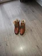 Bruine leren schoenen - maat 43, z.g.a.n., Ophalen of Verzenden, Zo goed als nieuw, Veterschoenen, Onbekend