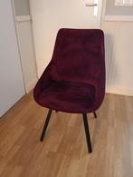 6 eetkamerstoelen bordeaux rood, Huis en Inrichting, Stoelen, Ophalen, Gebruikt, Rood