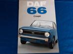 Folder Daf 66 Coupé modeljaar 1974 Engels, Daf variomatic, Ophalen of Verzenden, Zo goed als nieuw, Overige merken