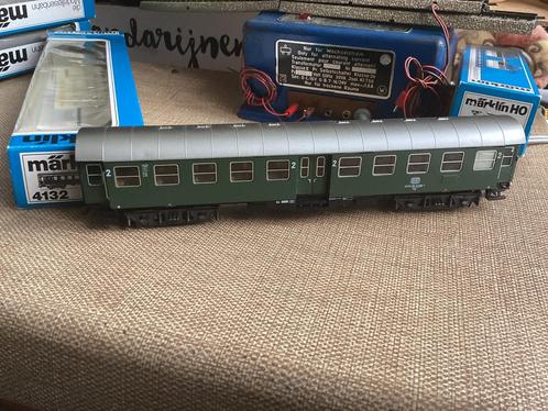Marklin 4132 DB 4assige ombouwwagen 2de klas met ovp netjes, Hobby en Vrije tijd, Modeltreinen | H0, Gebruikt, Wagon, Wisselstroom