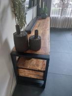 tv meubel - slechts 3 jaar oud - iron wood, Huis en Inrichting, Kasten | Televisiemeubels, Ophalen, Zo goed als nieuw, 200 cm of meer
