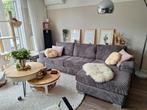 Taupe bank met chaise longue - 275cm, Huis en Inrichting, Ophalen of Verzenden