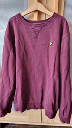 Bordeaux paarse sweater trui van lyle and scott 12 / 13 jaar, Trui of Vest, Lyle & Scott, Ophalen of Verzenden, Zo goed als nieuw