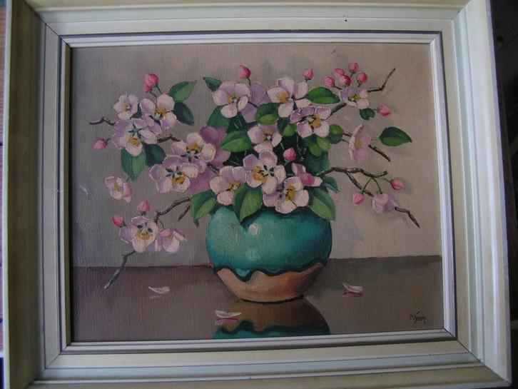 schilderij Huibert Schallenberg nr MM 606, Antiek en Kunst, Kunst | Schilderijen | Klassiek, Verzenden