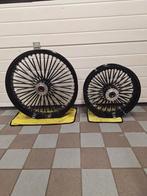Set wielen velgen bigspoke zwart 21 inch fat spoke harley hd, Motoren, Onderdelen | Harley-Davidson, Ophalen of Verzenden