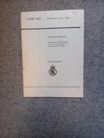 technische handleiding, Verzenden, Zo goed als nieuw, Landmacht, 1945 tot heden