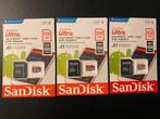 Sandisk micro SD geheugenkaarten 128 GB, 256 GB, 512 GB, Audio, Tv en Foto, Fotografie | Geheugenkaarten, SD, Sandisk, Nieuw, Ophalen of Verzenden