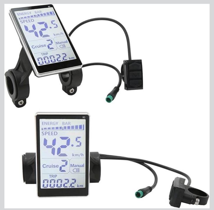 Nieuw Universeel E-Bike LCD Display 24V-60V, Fietsen en Brommers, Fietsonderdelen, Nieuw, Algemeen, Overige typen, Ophalen of Verzenden