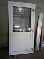 Aluminium Buitendeur met kozijn, Deurkozijn, 150 tot 225 cm, Gebruikt, 75 tot 150 cm
