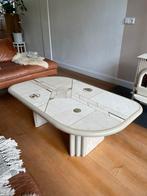 Zware vintage salontafel/koffietafel design, Huis en Inrichting, Overige vormen, 50 tot 100 cm, Minder dan 50 cm, Overige materialen