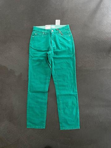 J215 Nieuw: 7/8e Jeans Angels maat 36=S Sonja broek groen beschikbaar voor biedingen