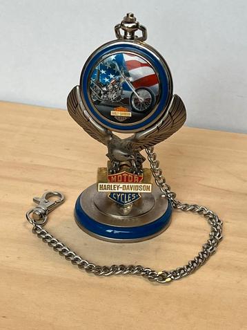 Franklin Mint - Harley Davidson Pocket Watch. beschikbaar voor biedingen