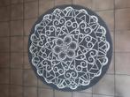 Rond kleed mandala 140cm 10,00, Huis en Inrichting, Stoffering | Tapijten en Kleden, Ophalen, Rond, Zo goed als nieuw, 100 tot 150 cm
