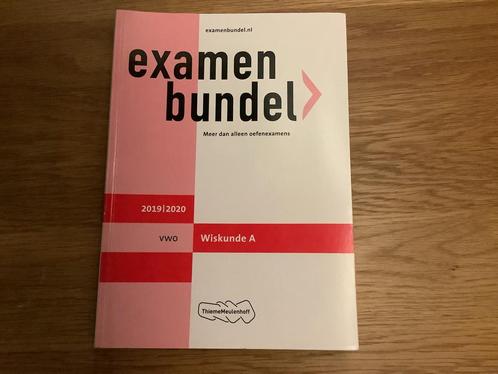 Examenbundel VWO Wiskunde A 2019/2020, Boeken, Schoolboeken, Zo goed als nieuw, Nederlands, VWO, Ophalen of Verzenden