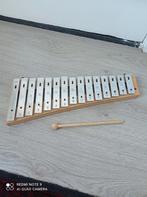 Vintage Klokkenspel Xylofoon 15 nota aluminium plaat beukenh, Muziek en Instrumenten, Percussie, Ophalen of Verzenden, Melodische percussie