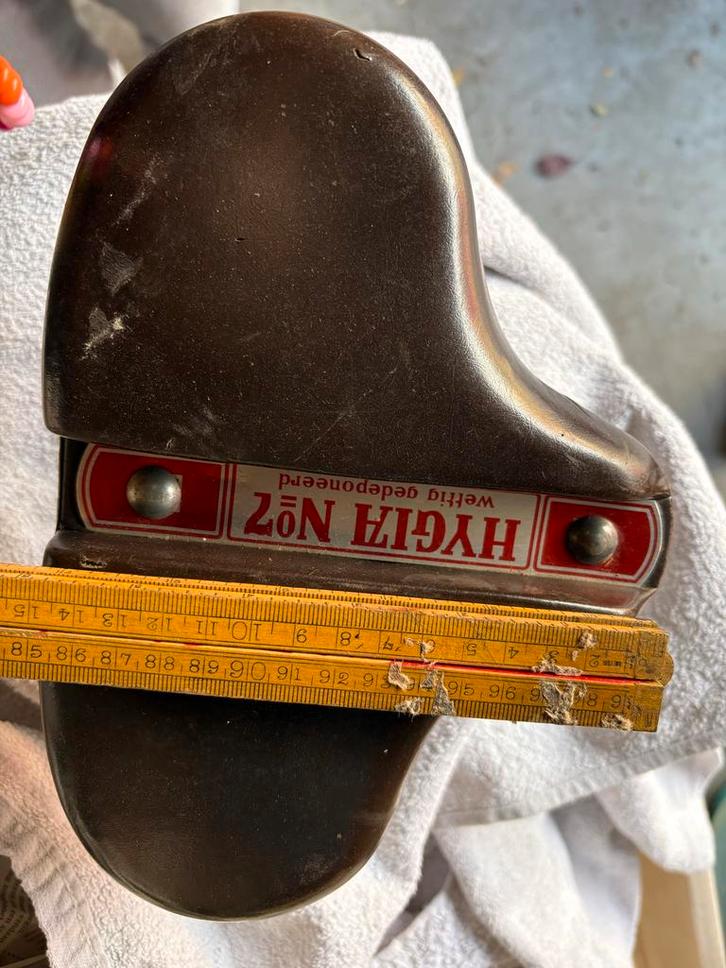 Antiek Hygia Zadel - Oldtimer Fiets, Fietsen en Brommers, Fietsonderdelen, Gebruikt, Oldtimer, Zadel, Ophalen of Verzenden