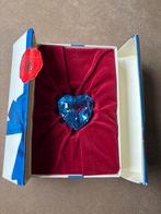 Swarovski Crystal Figurine 1997 Renewal Gift Blue Heart, Ophalen of Verzenden