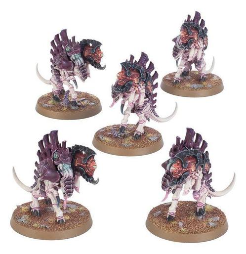 Tyranid 5 Barbgaunts, Hobby en Vrije tijd, Wargaming, Zo goed als nieuw, Warhammer 40000, Figuurtje(s), Ophalen of Verzenden