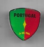 PORTUGAL W.K. VOETBAL BROCHE SPELD, Verzamelen, Speldjes, Pins en Buttons, Verzenden, Gebruikt, Sport, Speldje of Pin