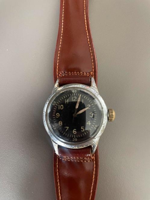 Waltham A11 WW2 piloten horloge met hackfunctie, Sieraden, Tassen en Uiterlijk, Horloges | Heren, Ophalen of Verzenden