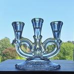 3-Armige Kandelaar Beyer Kristal Vintage, Antiek en Kunst, Ophalen of Verzenden, Kristal