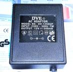 DVE DV-1250UP Lineaire AC DC Adapter 12V 500mA 6W oplader, Ophalen of Verzenden, Zo goed als nieuw