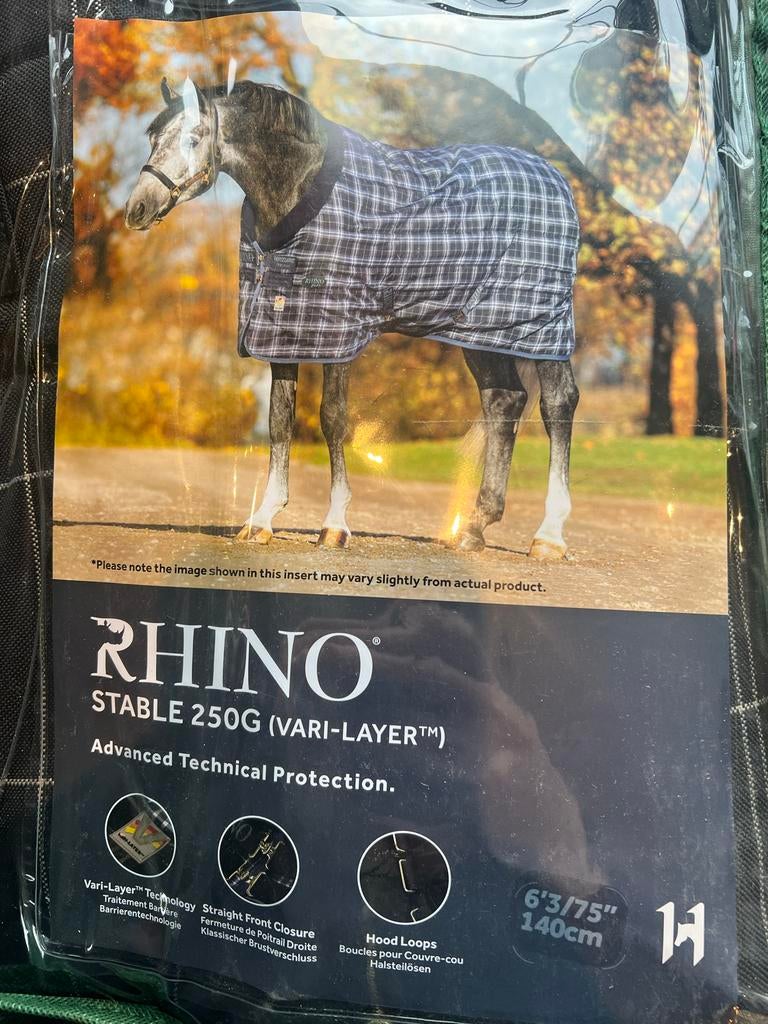 Horseware rhino deken maat 6’3 250 gr stable, Ophalen of Verzenden, Nieuw, Deken