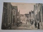 Zuidland, Lange Slob, gelopen,  fotokaart, Ophalen of Verzenden, Friesland