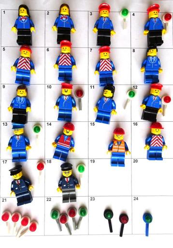 LEGO poppetjes, treinconducteur etc. beschikbaar voor biedingen