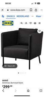 IKEA Ekerö Stoel - Zo goed als nieuw!, Huis en Inrichting, Fauteuils, Ophalen, Zo goed als nieuw, Stof, 75 tot 100 cm