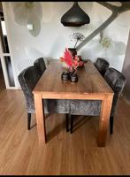 Teakhouten eettafel, Ophalen, Gebruikt, Teakhout, 50 tot 100 cm