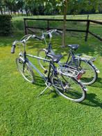 Setje gazelle orange aluminium fietsen, Minder dan 10 versnellingen, Gebruikt, 61 cm of meer, 55 cm of meer