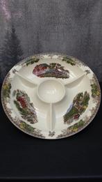 Engelse Chip & Dip SCHAAL, Friendly Village JOHNSON Brothers, Ophalen of Verzenden, Zo goed als nieuw