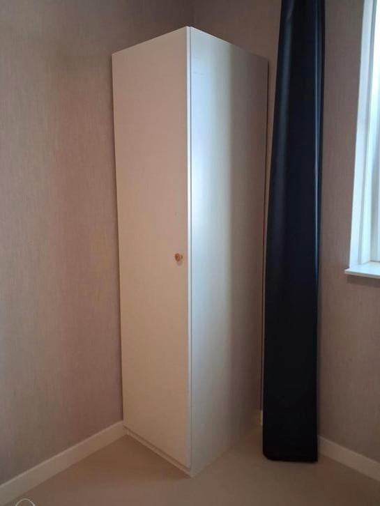 Ikea kast PAX wit met planken, Huis en Inrichting, Kasten | Kledingkasten, Zo goed als nieuw, 200 cm of meer, 50 tot 100 cm, 50 tot 75 cm