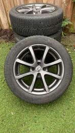 Borbet velgen 16” 4x100 met winterbanden 205/55 R16 91H, Auto-onderdelen, Banden en Velgen, Ophalen, Gebruikt, Velg(en), 16 inch