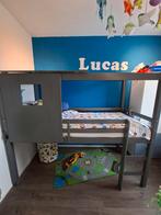 Halfhoogslaper Ties Antraciet, Ophalen, Zo goed als nieuw, Halfhoogslaper