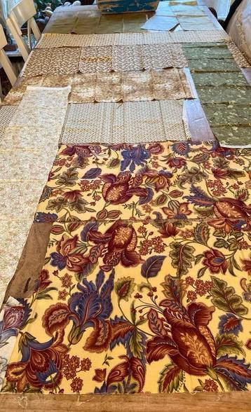 Diverse quiltstoffen beschikbaar voor biedingen