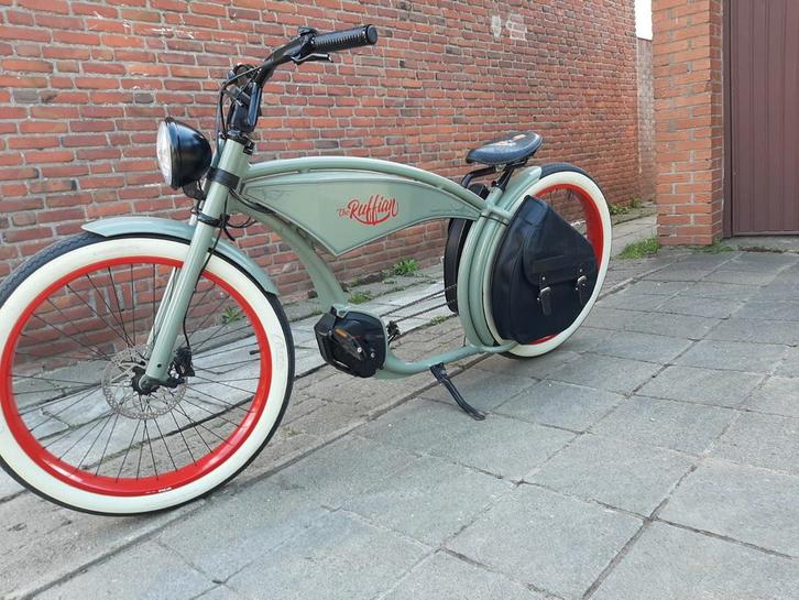 Ruffian Elektrische Beachcruiser - The Ruffian, Fietsen en Brommers, Elektrische fietsen, Gebruikt, Overige merken, 55 tot 59 cm