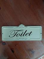 Bordje toilet, Ophalen of Verzenden, Zo goed als nieuw