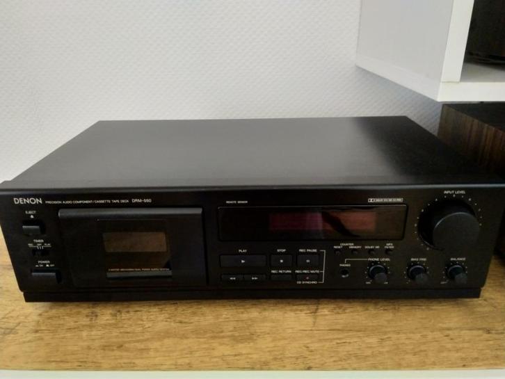 Denon DRM-550, Audio, Tv en Foto, Cassettedecks, Overige merken, Ophalen of Verzenden