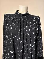 Studio Anneloes travel stof jurk kraagje uitlopend ster xs/s, Studio Anneloes, Verzenden, Zwart, Knielengte