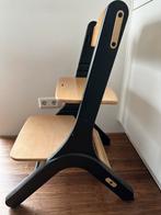 Hele fijne ‘Ik ben dapper’ meegroeistoel zwart/blankhout, Kinderen en Baby's, Kinderstoelen, Ophalen of Verzenden, Gebruikt, Meegroeistoel
