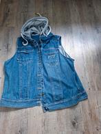 FITT Denim Vest met Capuchon - 5XL, Blauw, FITT, Maat 46/48 (XL) of groter, Ophalen of Verzenden
