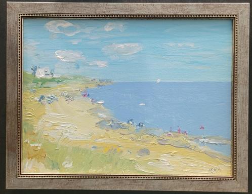 XTIAN, Zuiderse baai, Antiek en Kunst, Kunst | Schilderijen | Klassiek, Ophalen of Verzenden